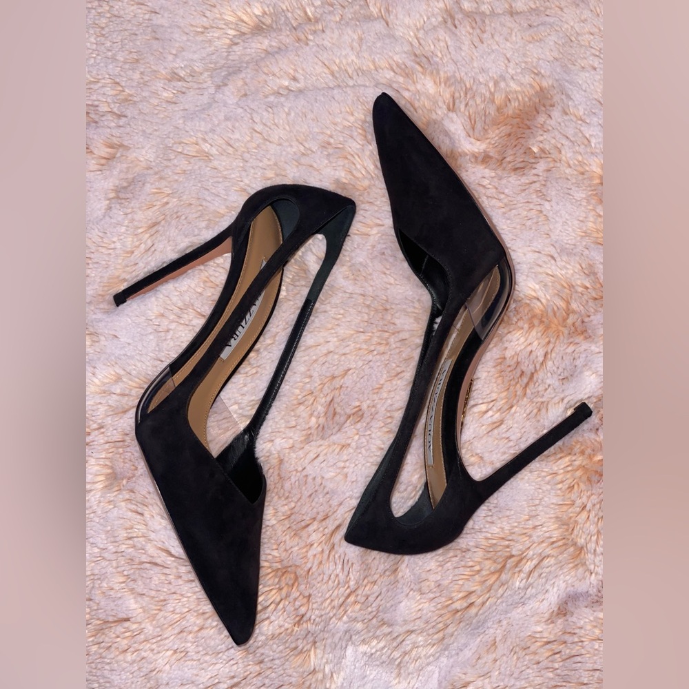 Aquazzura- Size 36- Elegant Black Stiletto Heels - NWT